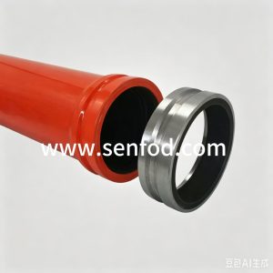 Twin wall boom pipe, DN125/5.5″ x 3000mm x (3+2)mm, lifetime:60,000CBM